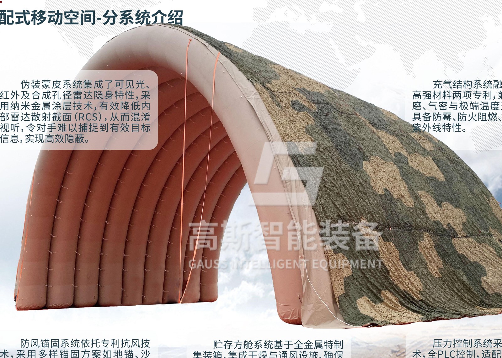 应急支援基地掩体 — 野外完整系统